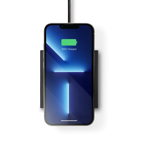 Магнитная беспроводная зарядка для телефона Native Union Drop Magnetic Black 15W для Apple iPhone 12-15 DROP-MAG-BLK-NP фото