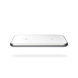 Cтанция беспроводной зарядки 2 в 1 для техники Apple iPhone/AirPods Zens Dual Aluminium White 30W USB-C PD