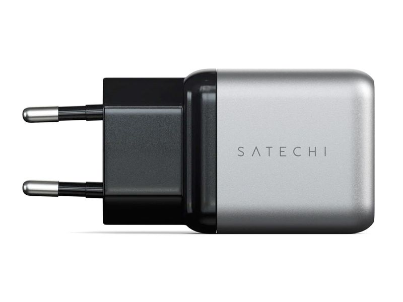 Мережевий пристрій для заряджання електроніки Satechi 30W USB-C PD Gan Wall Charger Space Gray ST-UC30WCM-EU фото
