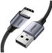 Кабель UGREEN US288 USB-A 2.0 to USB-C Cable Nickel Plating Aluminum Braid 2m (Black) (UGR-60128) UGR-60128 фото 2