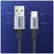 Кабель UGREEN US288 USB-A 2.0 to USB-C Cable Nickel Plating Aluminum Braid 2m (Black) (UGR-60128) UGR-60128 фото 6