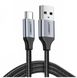 Кабель UGREEN US288 USB-A 2.0 to USB-C Cable Nickel Plating Aluminum Braid 2m (Black) (UGR-60128) UGR-60128 фото 3