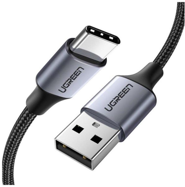 Кабель UGREEN US288 USB-C Male to USB 2.0 Male Cable Aluminum Braid 3m (Space Gray) (UGR-60408) UGR-60408 фото