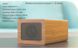 Деревянная беспроводная зарядка с Bluetooth-колонкой и часами Wood QINETIQ 10W 31091 фото 8