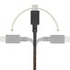 Кабель для передачи данных 1.2 метра USB-C to Lightning Native Union Belt Cable Cosmos Black