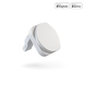 Бездротова зарядна док-станція 2в1 для техніки Apple iPhone/iWatch Zens White