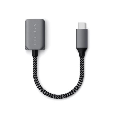Адаптер для передачи данных Satechi USB-C to USB 3.0 Adapter Cable Space Gray (ST-UCATCM) ST-UCATCM фото