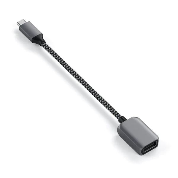 Адаптер для передачи данных Satechi USB-C to USB 3.0 Adapter Cable Space Gray (ST-UCATCM) ST-UCATCM фото