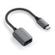 Адаптер для передачи данных Satechi USB-C to USB 3.0 Adapter Cable Space Gray (ST-UCATCM) ST-UCATCM фото 3