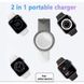 Бездротовий Зарядний Пристрій Magnetic for Apple Watch 2-8 series ЦУ-00040979 фото 1