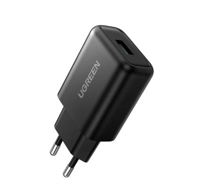Зарядний пристрій UGREEN CD122 QC3.0 USB Fast Charger EU (Black) (UGR-70273) UGR-70273 фото