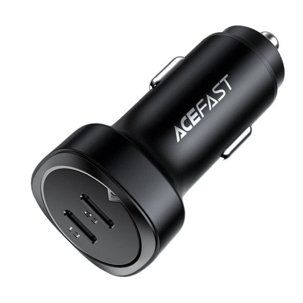 Автомобільний зарядний пристрій ACEFAST B2 72W dual USB-C metal car charger AFB2B фото