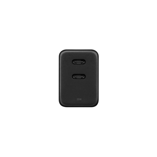 Сетевое зарядное устройство для телефона и другой техники Native Union Fast 35W Dual USB-C Port Black